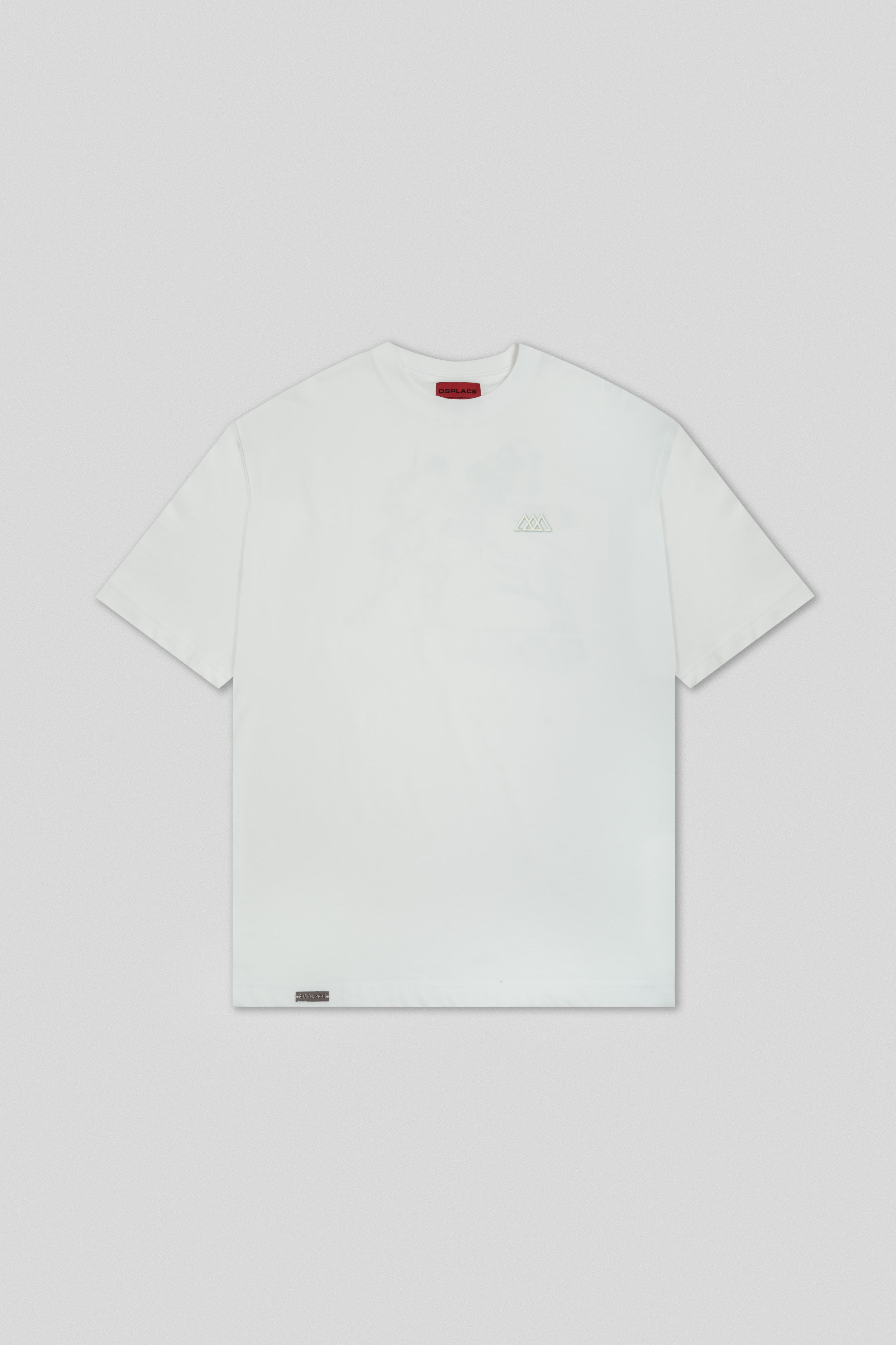 Chaos Logo Tee - Salt White / White