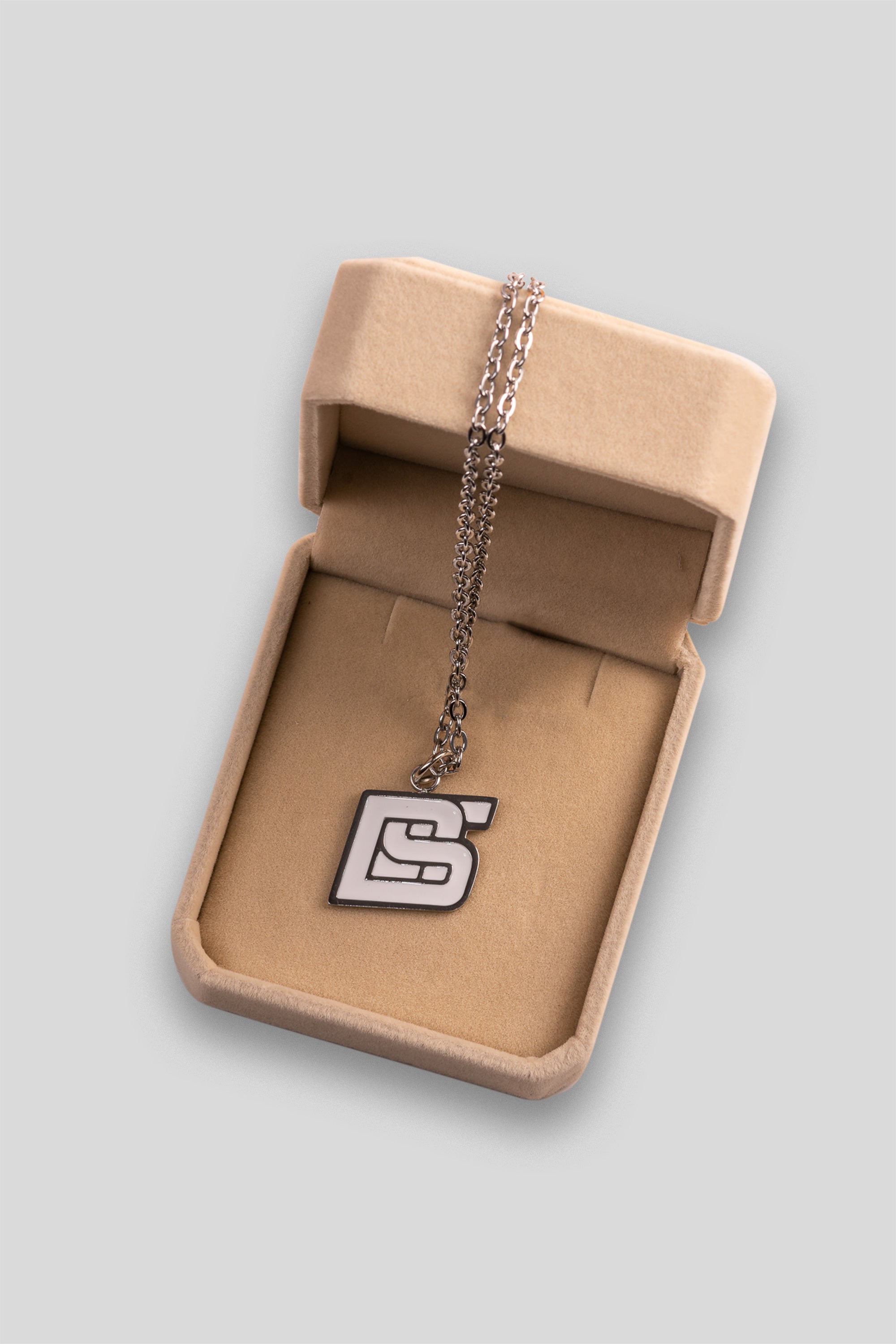 Signature Pendant - Silver/Black