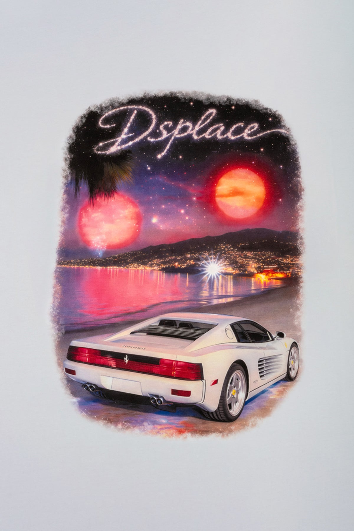 Ferrari Boxy Tee - Salt White