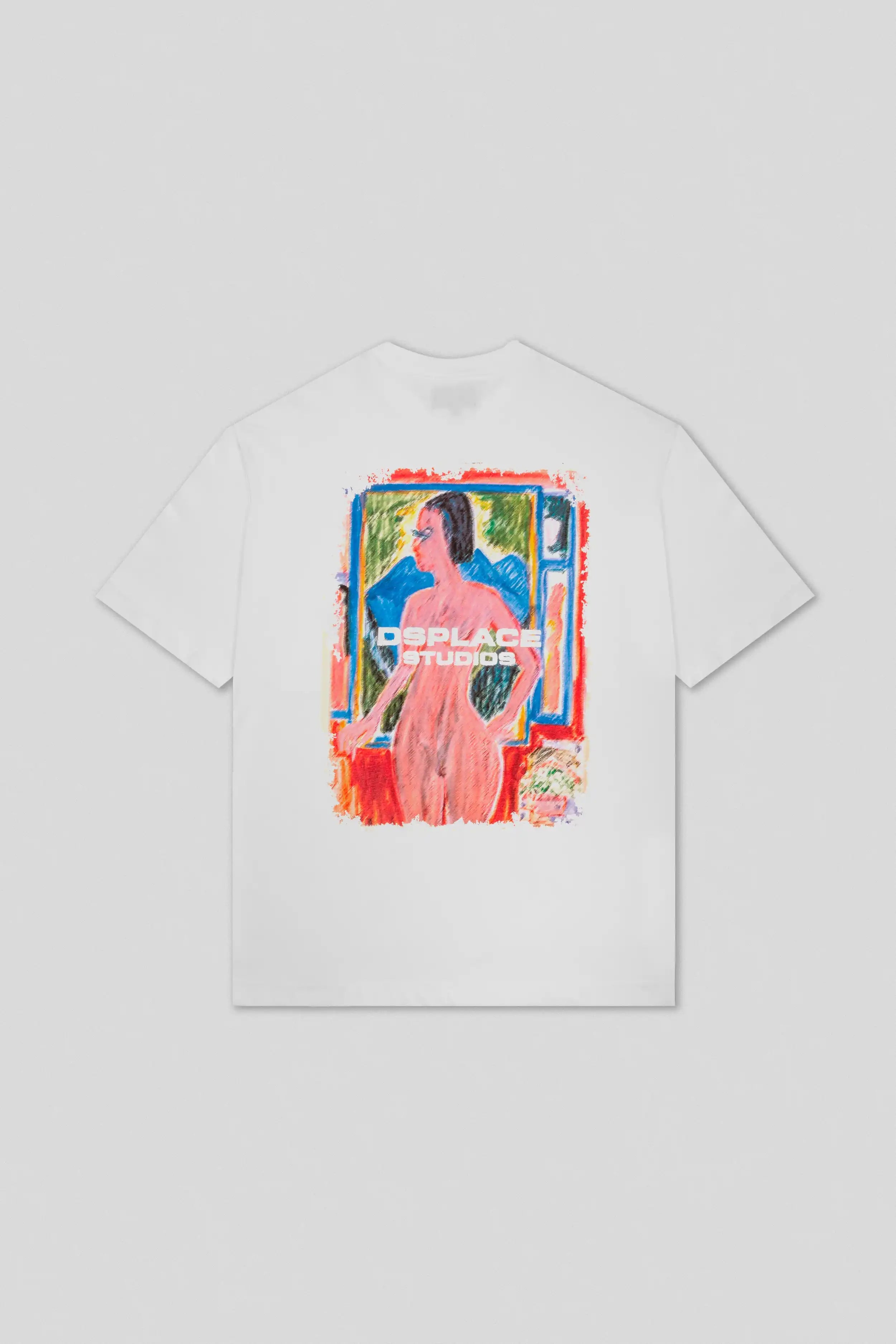 Mousa Boxy Tee - Salt White