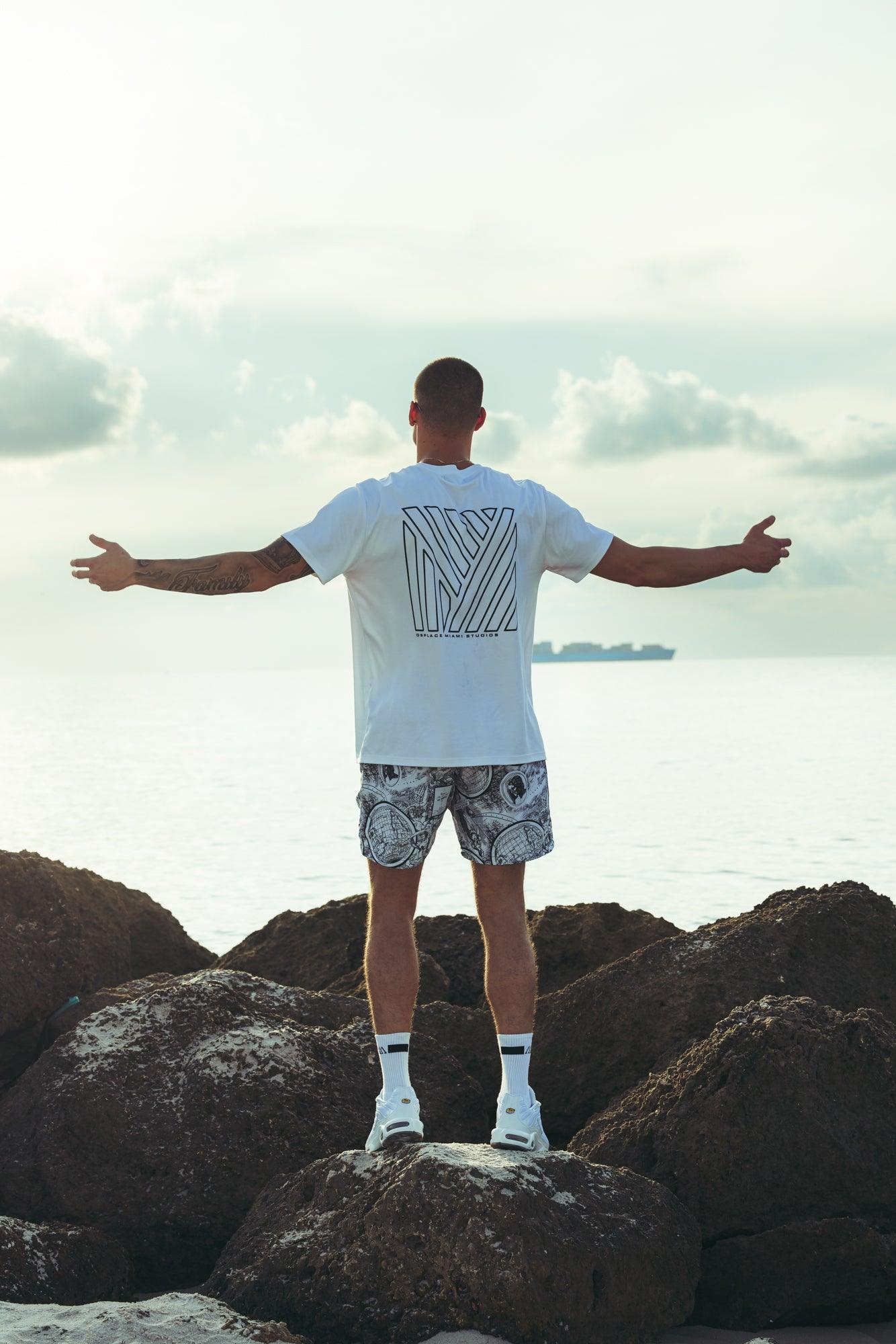 Miami Studios Tee - Salt White
