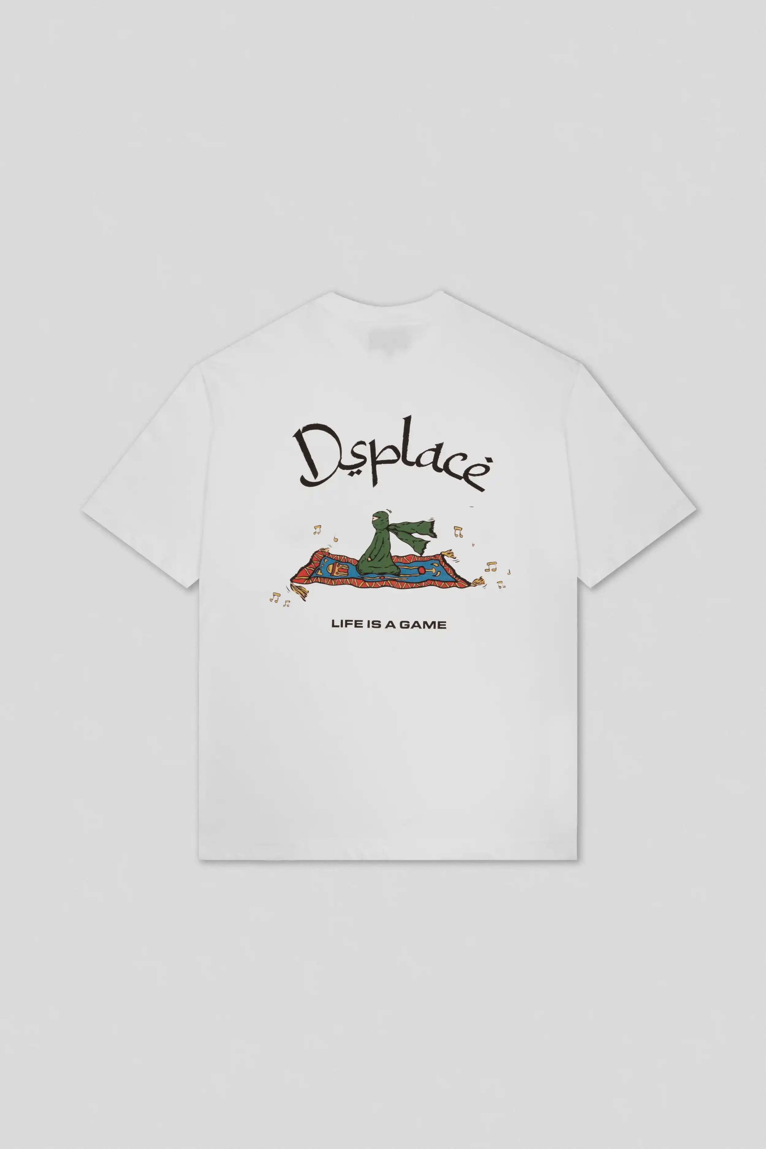 Fortuna Boxy Tee - Salt White