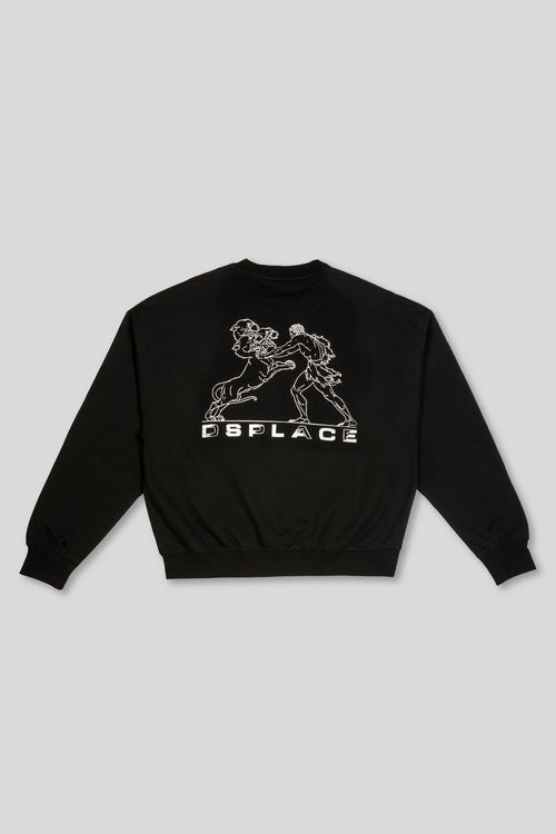 The Ajax Crewneck - Knight Black