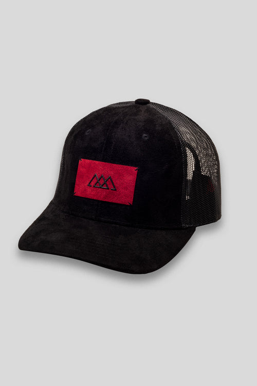 The Heat Alcantara® Cap - Black / Ruby Red