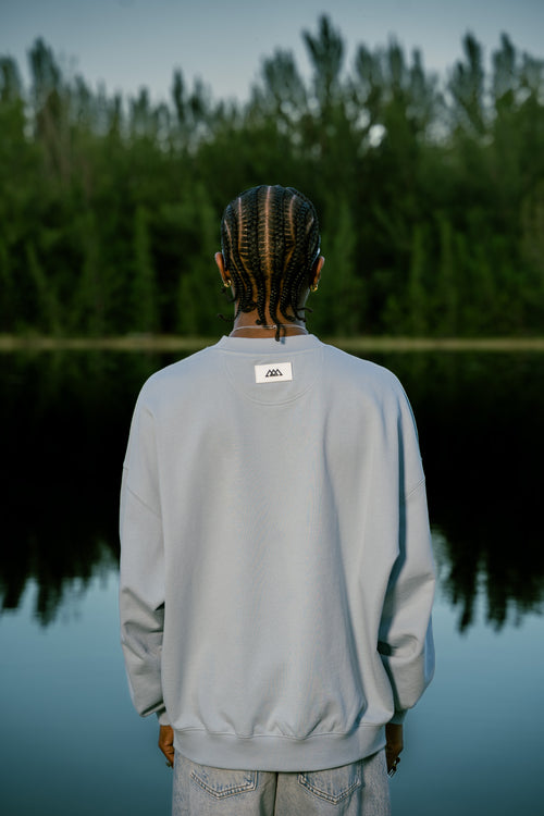 The Hygge Crewneck - Ice Blue