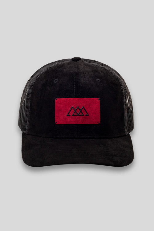 The Heat Alcantara® Cap - Black / Ruby Red