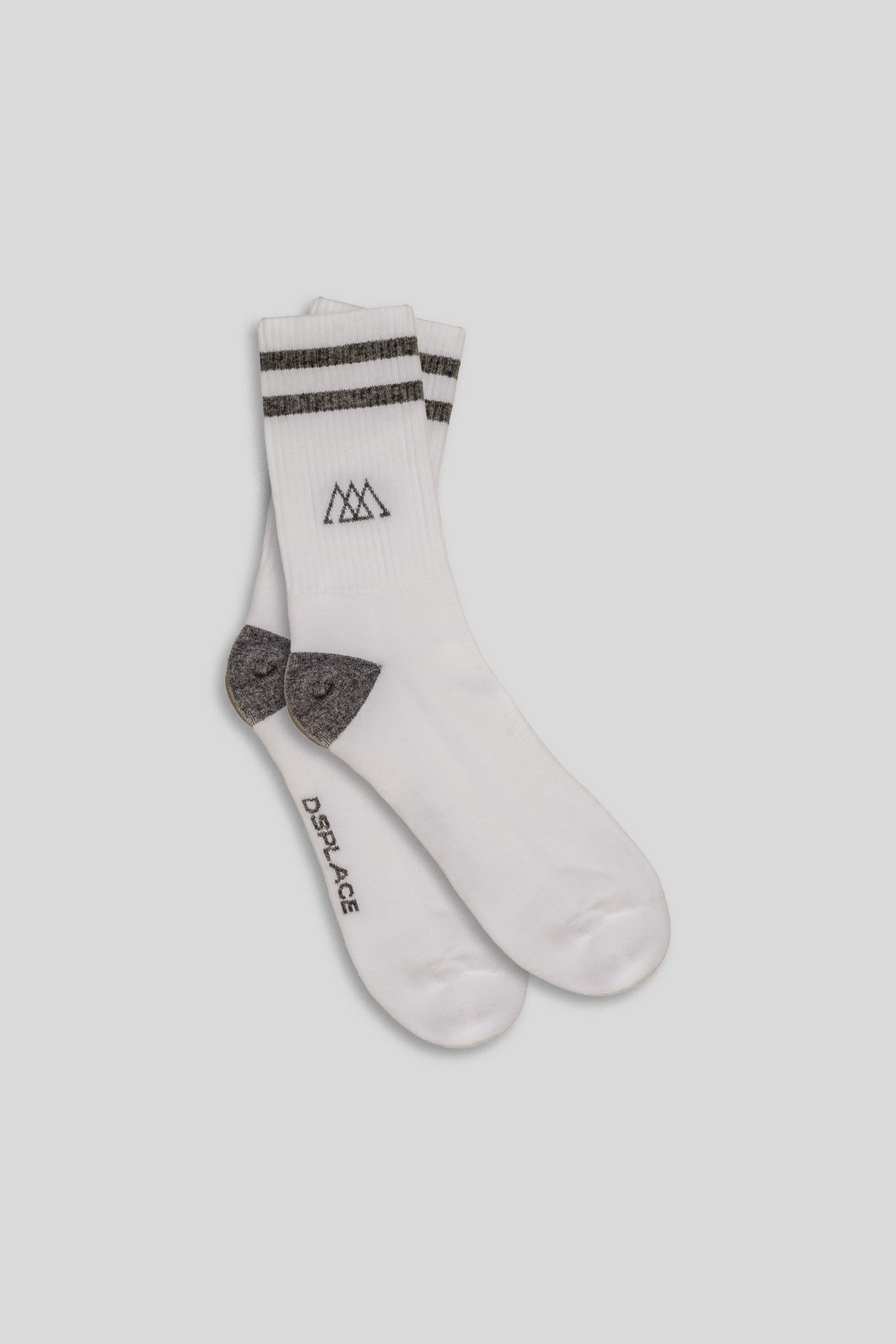 Racer Socks - White / Heather Gray