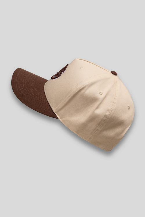 The DSP Cap - Light Cream & Brown