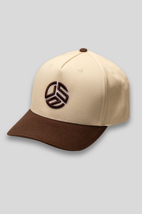 The DSP Cap - Light Cream & Brown