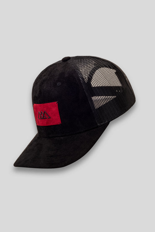 The Heat Alcantara® Cap - Black / Ruby Red