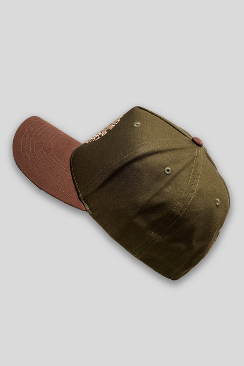 The Globe Cap - Safari Green