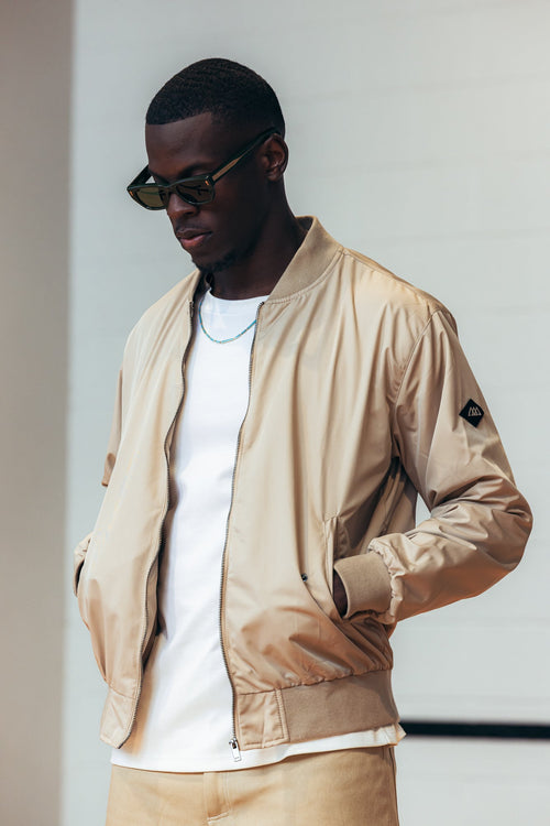 The Tyche Bomber Jacket - Cream