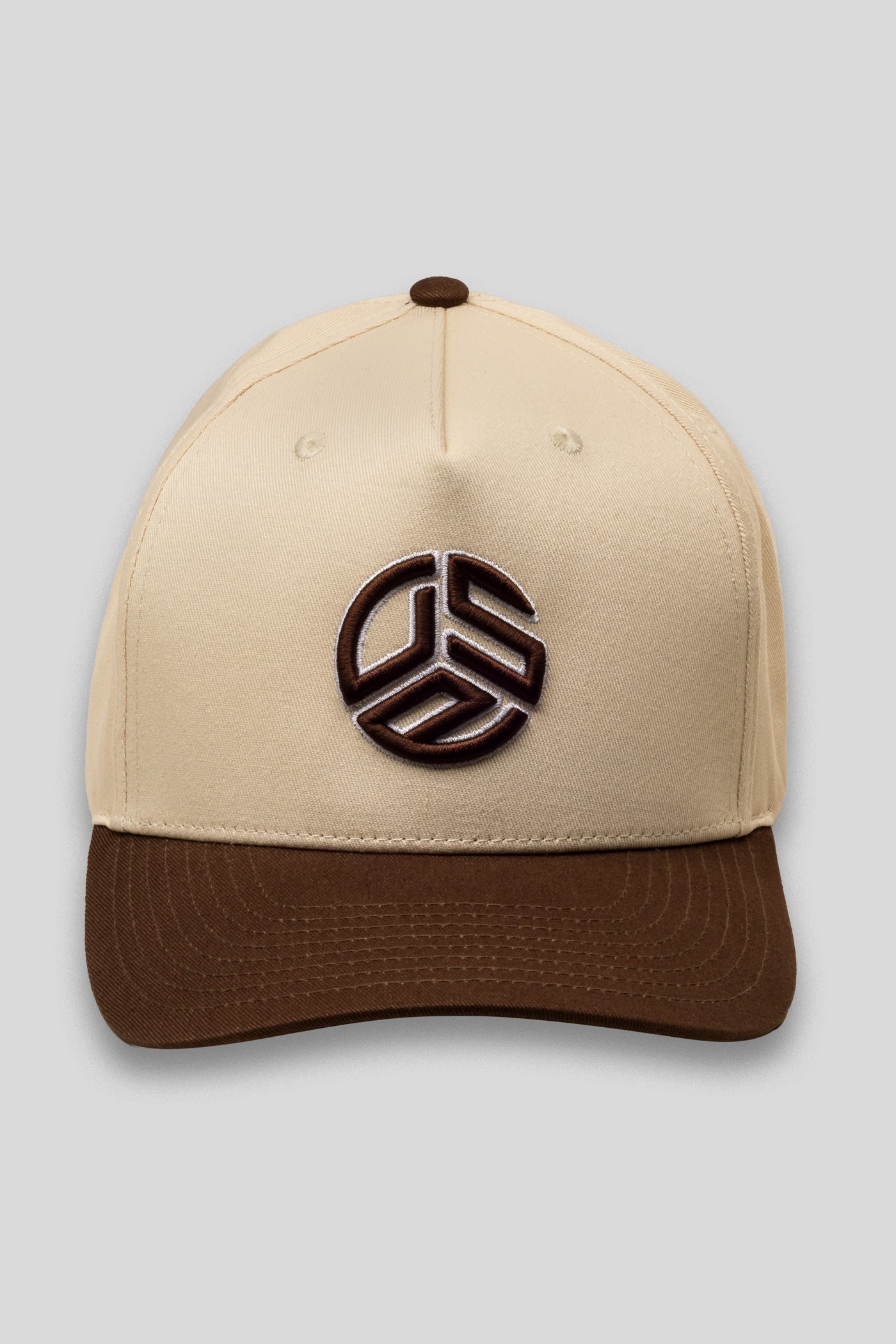 The DSP Cap - Light Cream & Brown