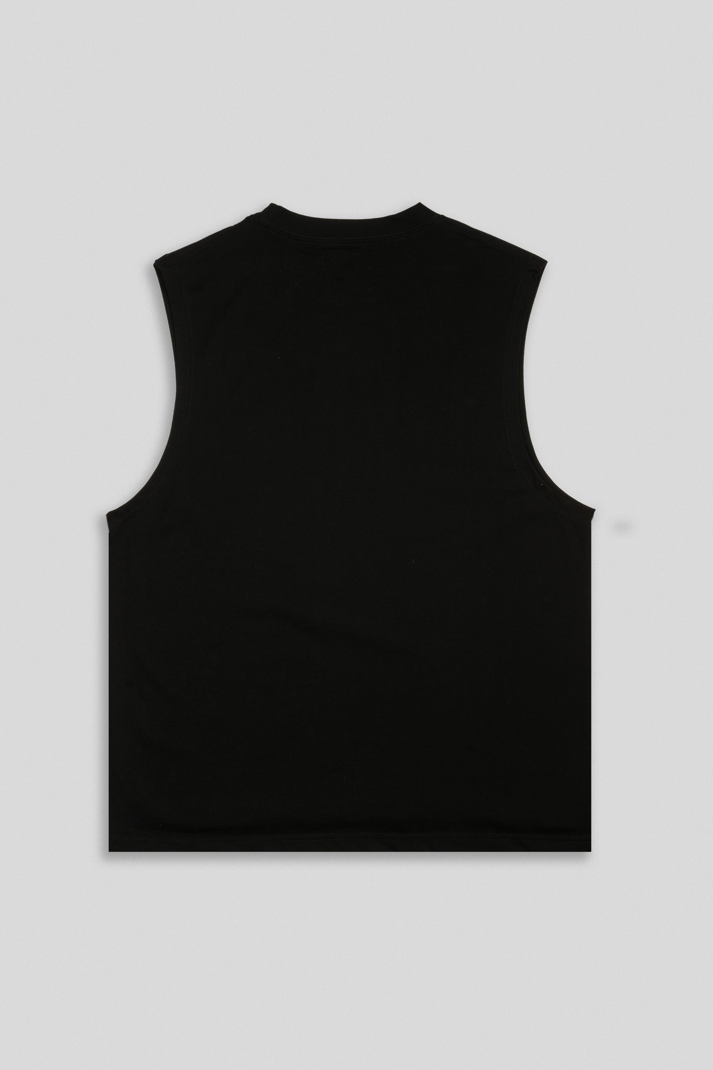 Sleeveless Tank - Jet Black