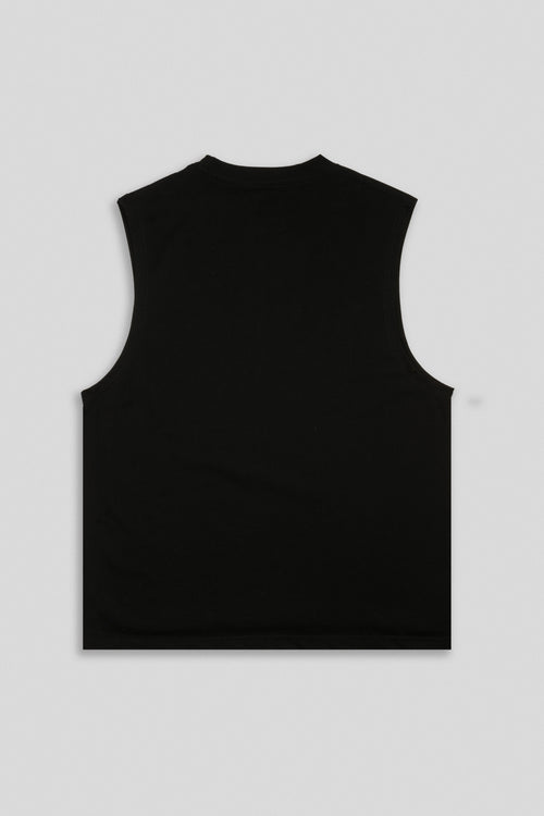 Sleeveless Tank - Jet Black
