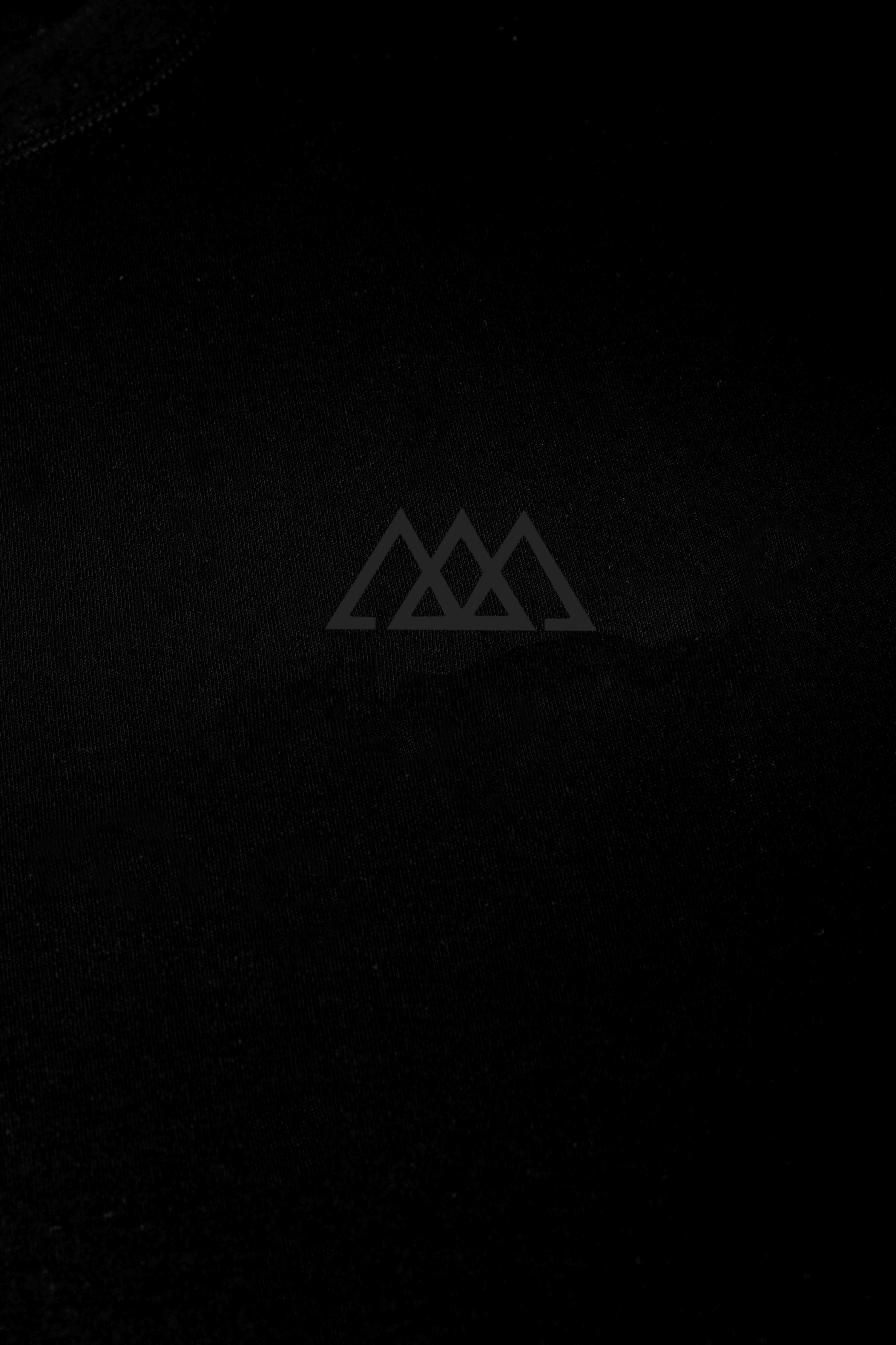 Nova Logo Tee - Jet Black / Black Logo