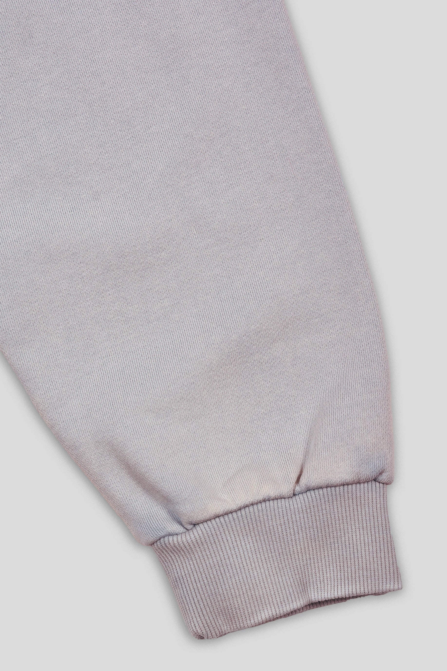 Zyra Cropped Zipper Hoodie - Baby Blue University Logo