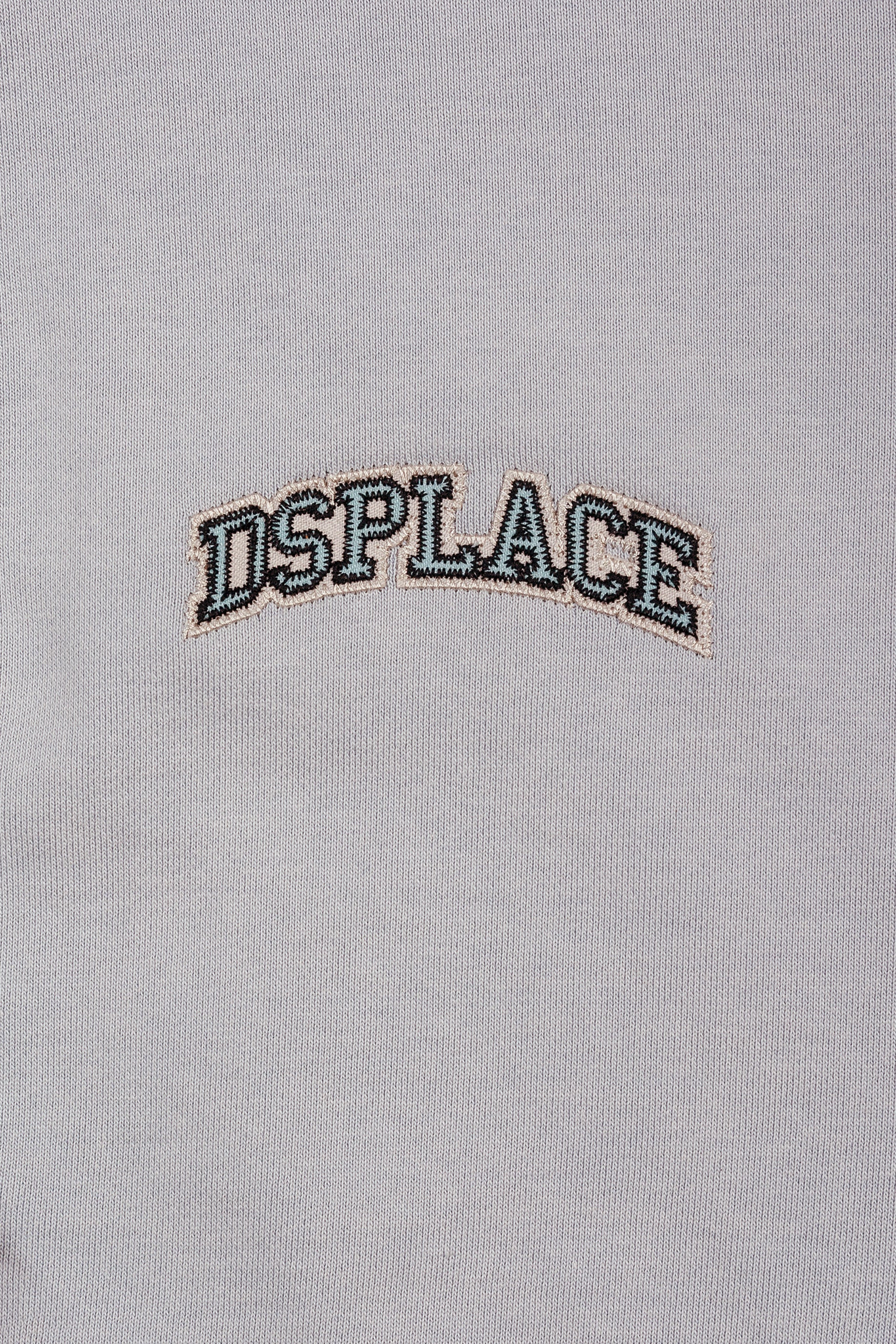 Zyra Cropped Zipper Hoodie - Baby Blue University Logo
