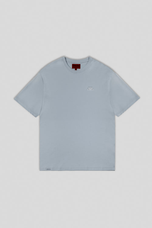Chaos Logo Tee - Baby Blue / Logo White