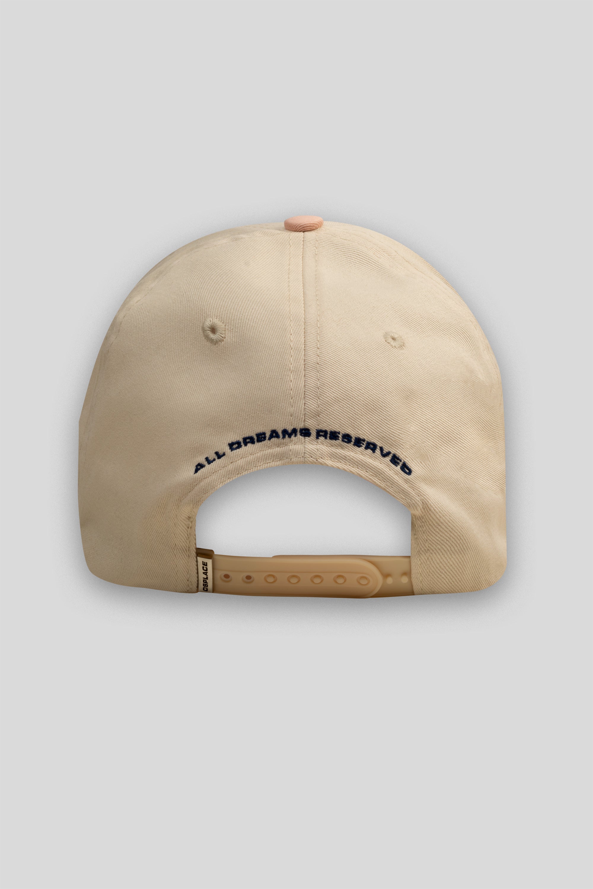 The Rush Cap - Beige & Miami Pink