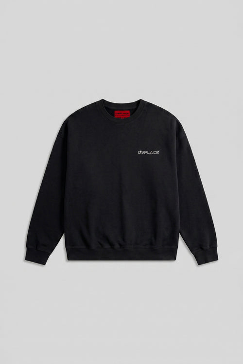 The Ajax Crewneck - Black Lumina Logo