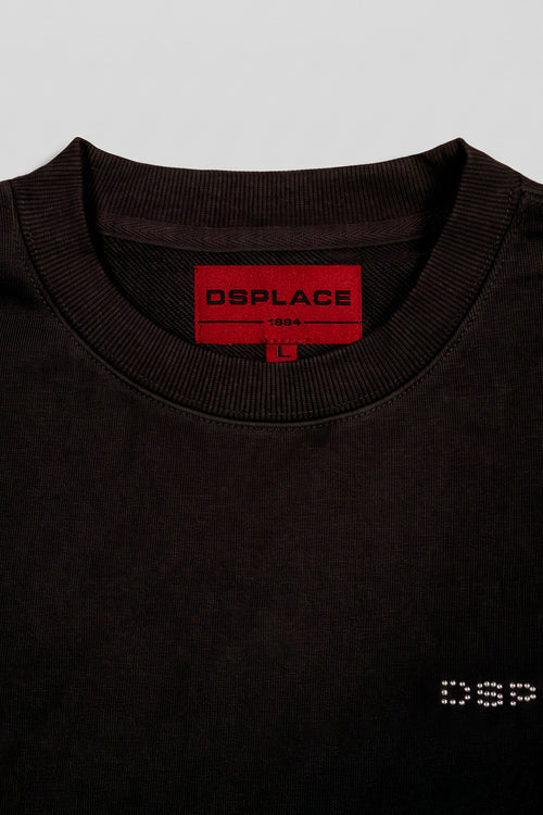 The Ajax Crewneck - Black Lumina Logo