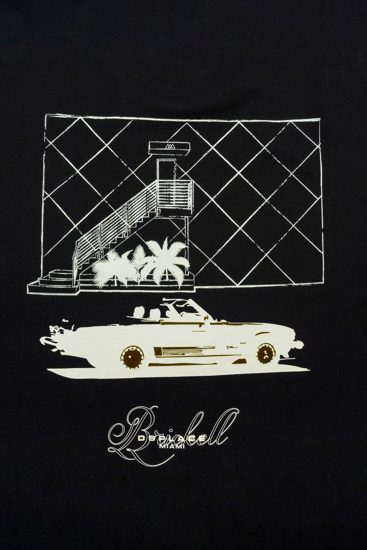 Brickell Boxy Tee - Jet Black
