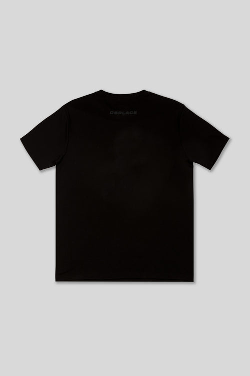 Chaos Logo Tee - Jet Black / Black