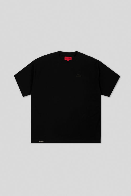 Chaos Logo Tee - Jet Black / Black