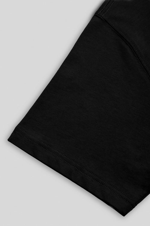 Chaos Logo Tee - Jet Black / Black