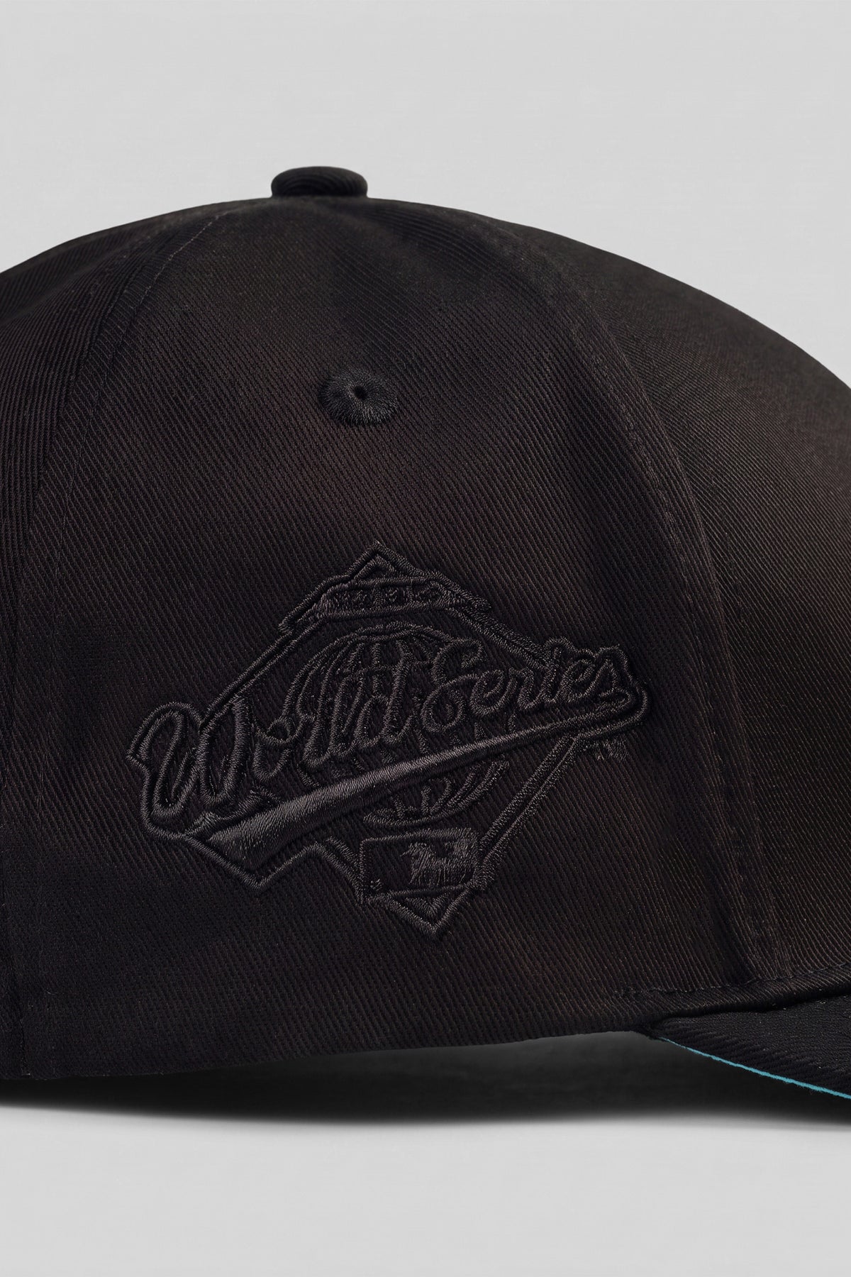 Fitted Baseball Cap - Jet Black