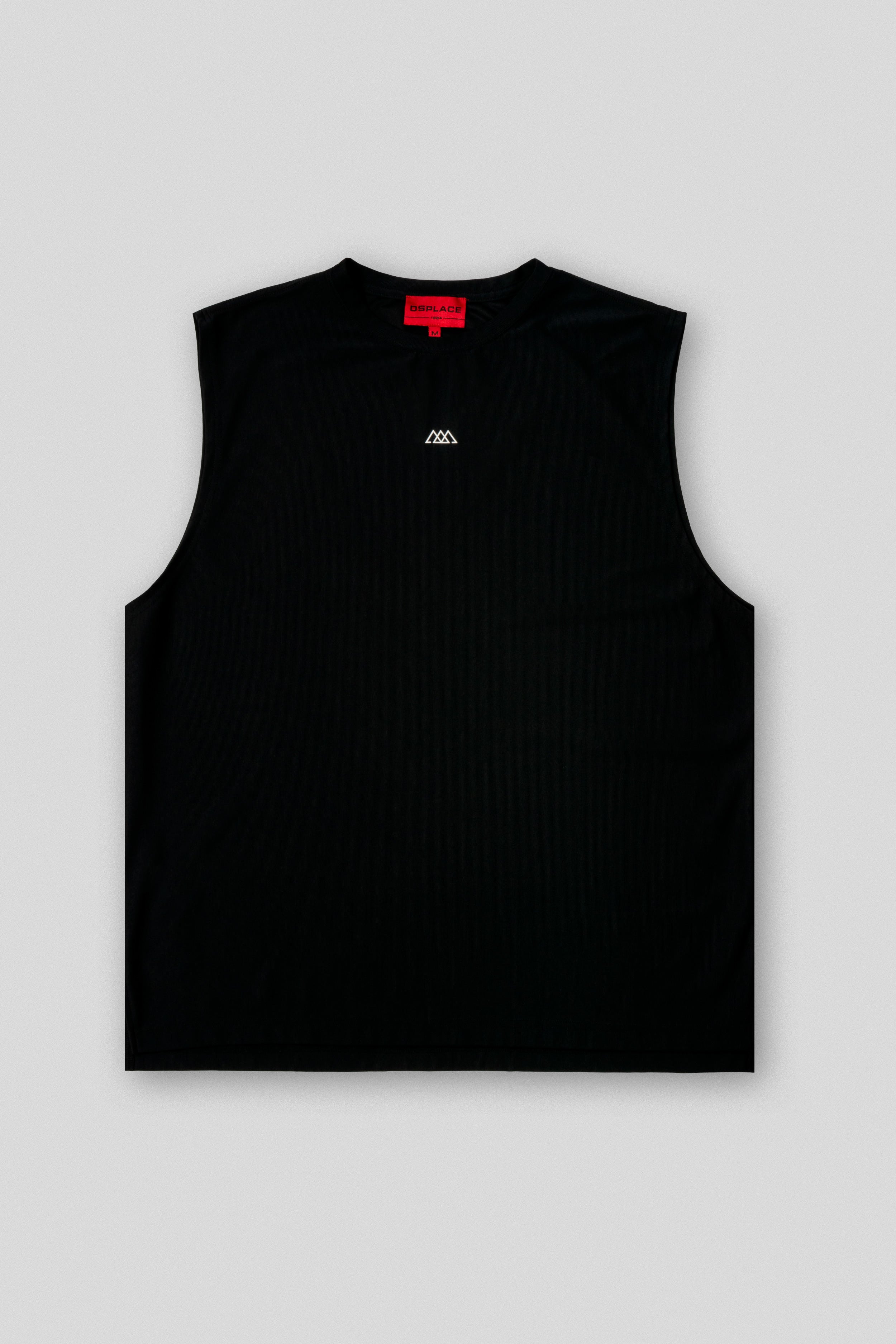 Racer Sleeveless Tank - Jet Black