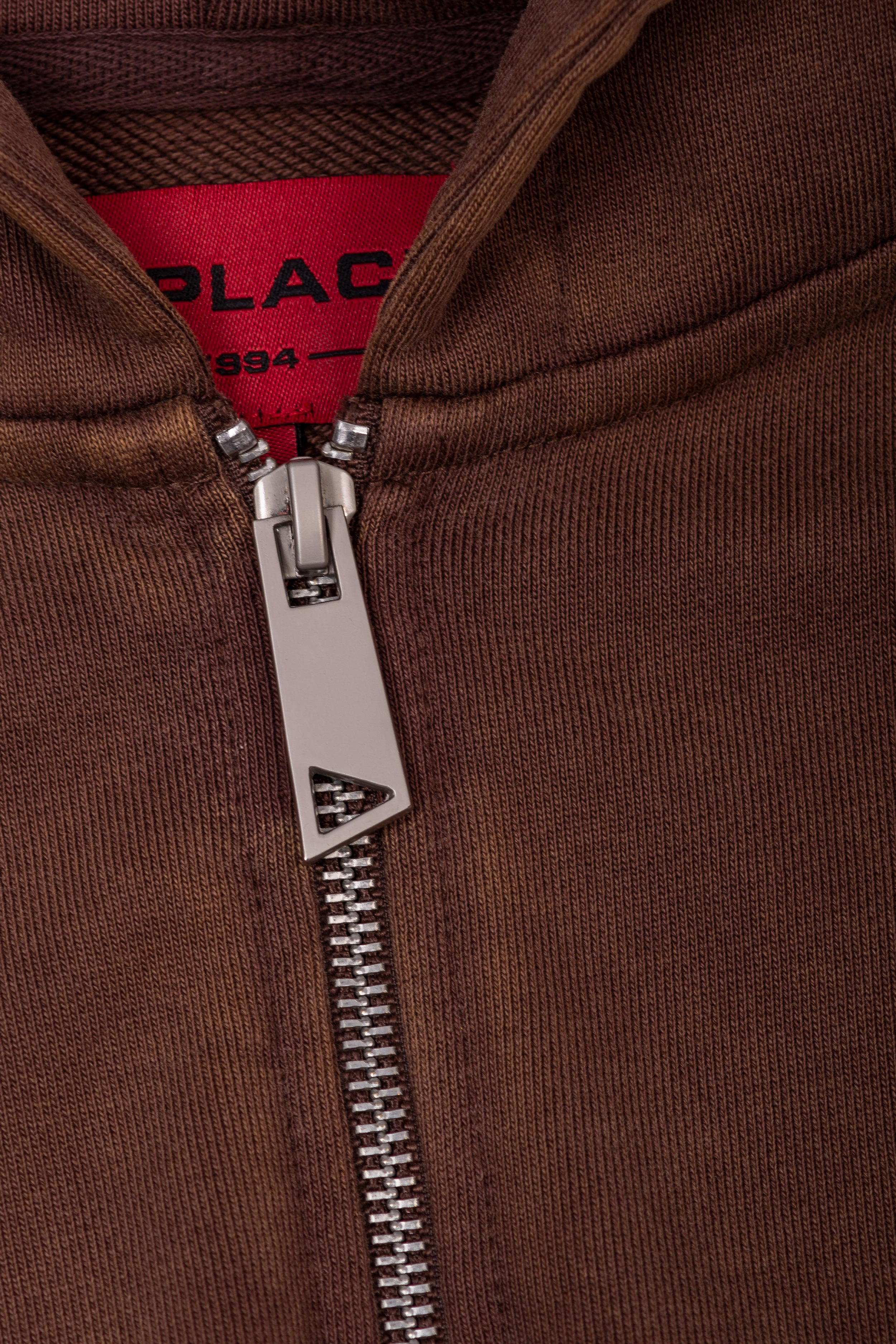 Arden Zipper Hoodie - Washed Mocha