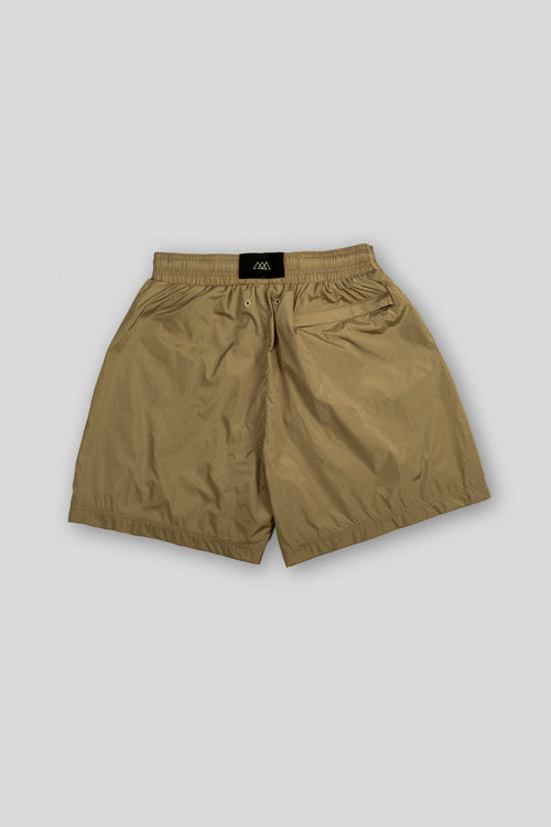 Parachute Nylon Shorts - Caramel