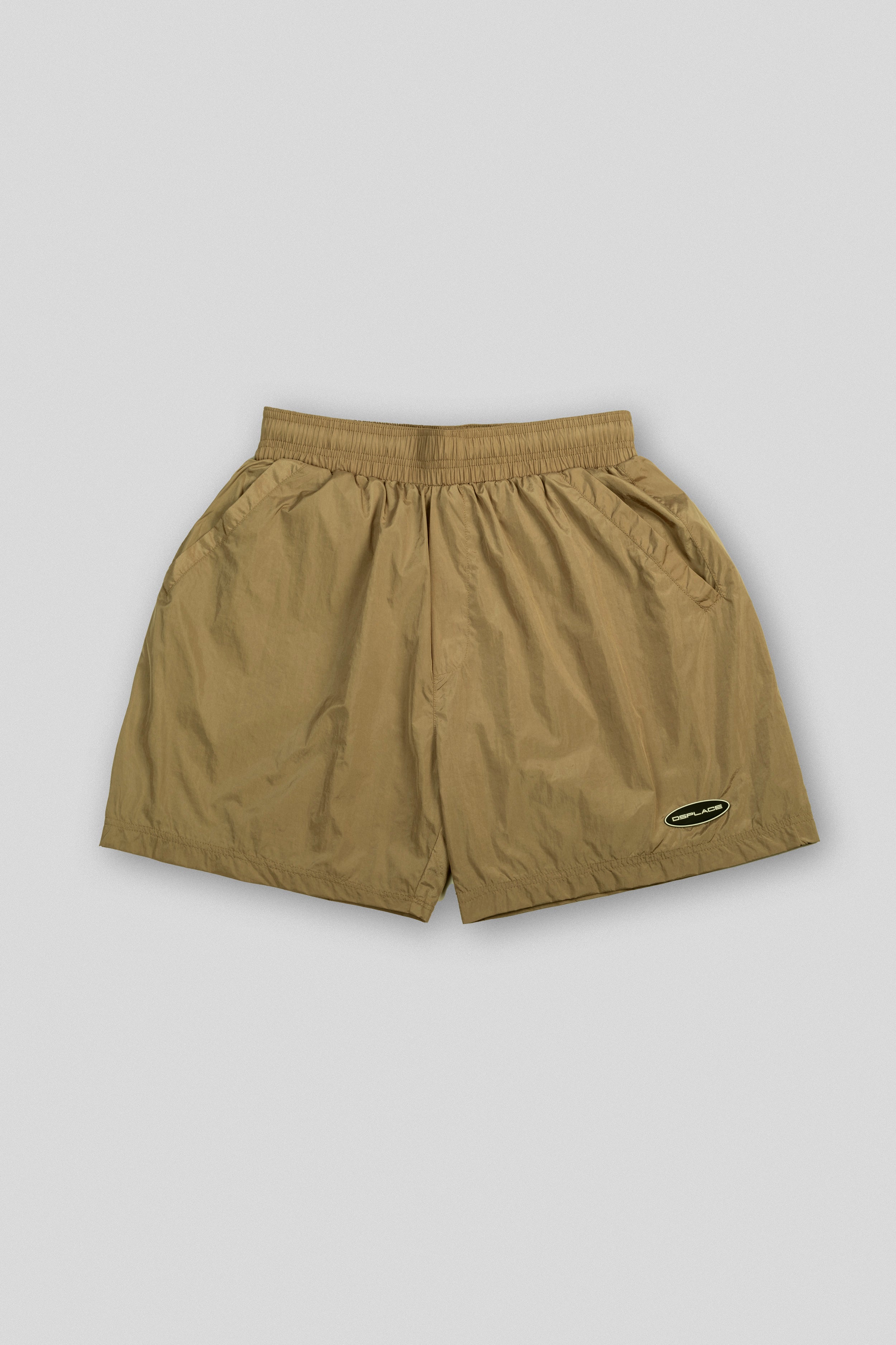 Parachute Nylon Shorts - Caramel