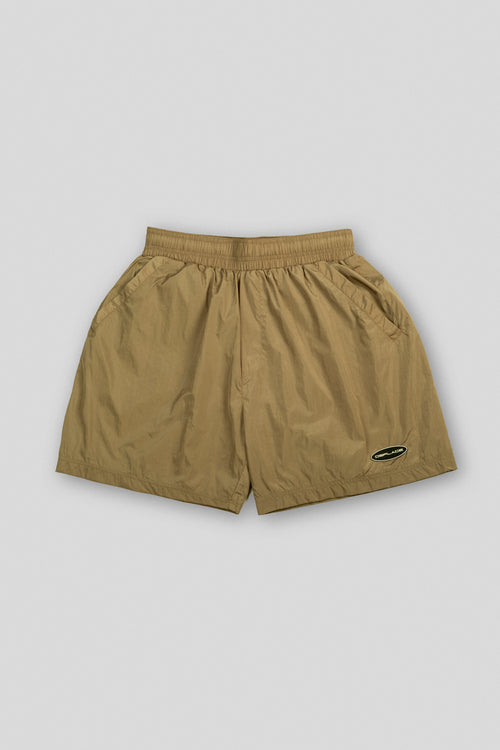 Parachute Nylon Shorts - Caramel