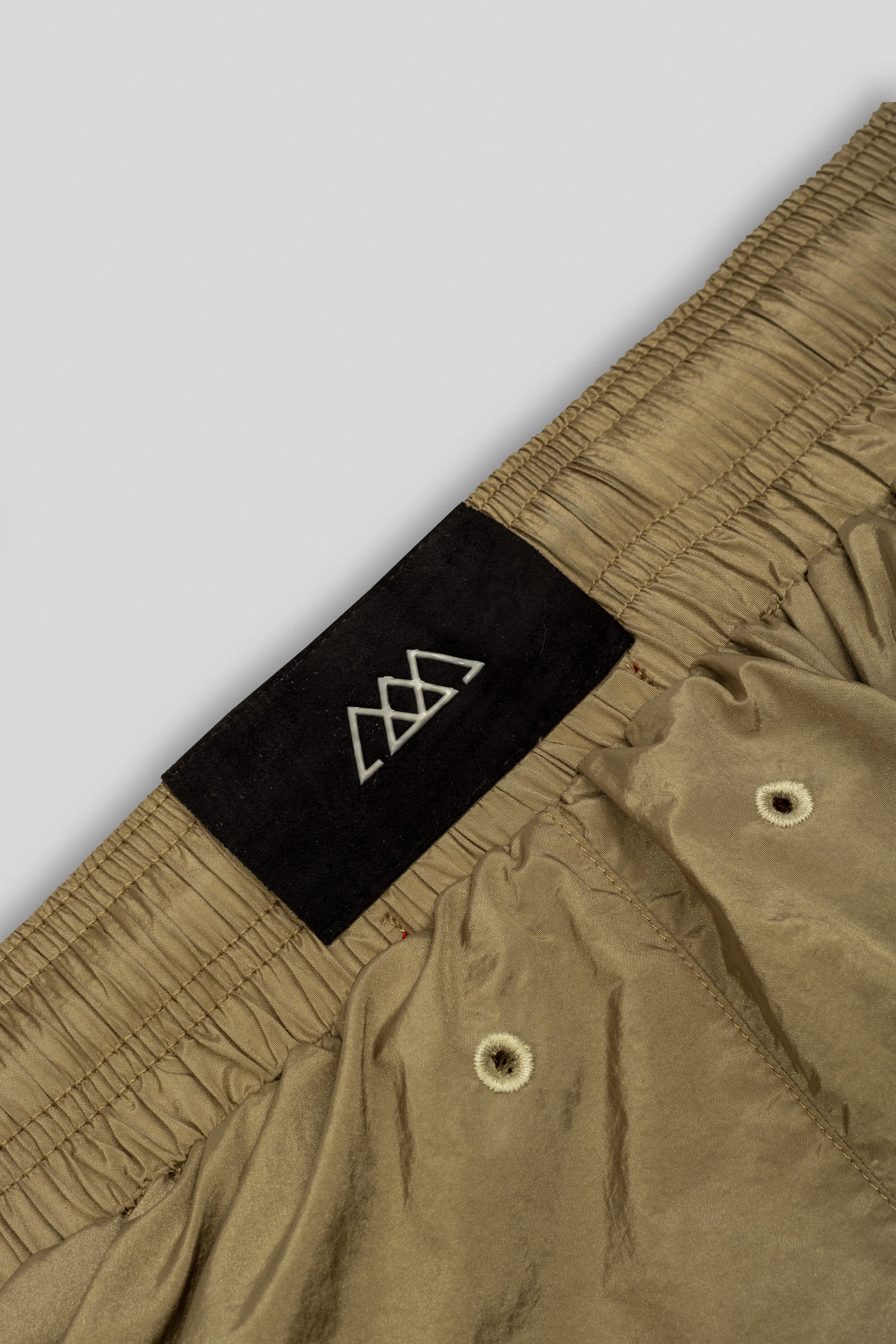 Parachute Nylon Shorts - Caramel