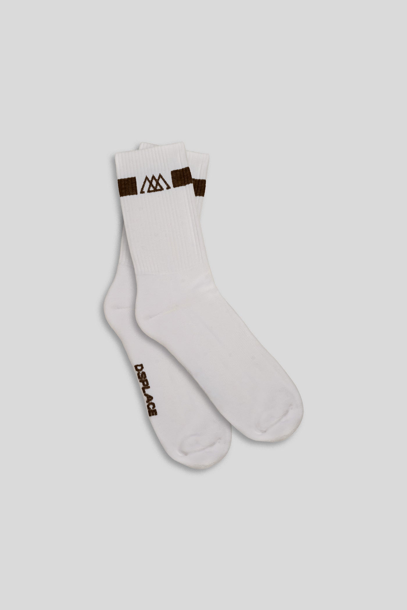 Racer Socks - White / Brown