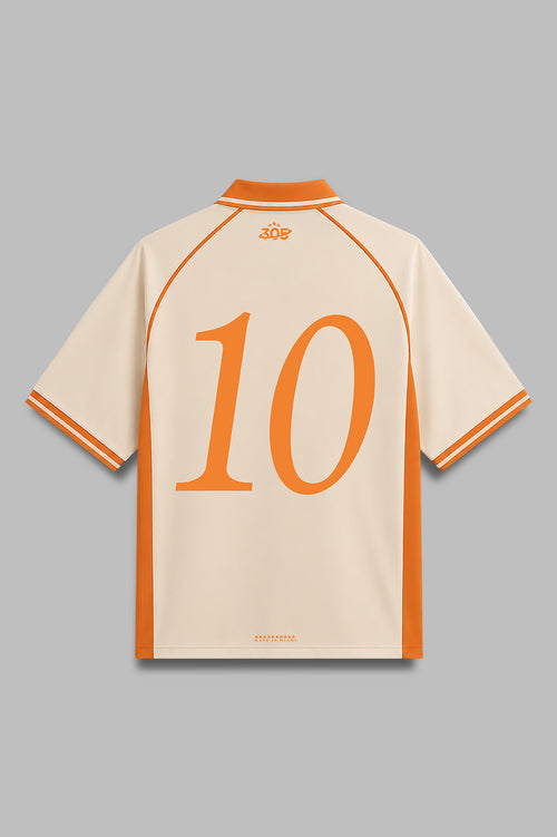 THE HUNGRY POST x DSPLACE JERSEY - ORANGE / CREAM