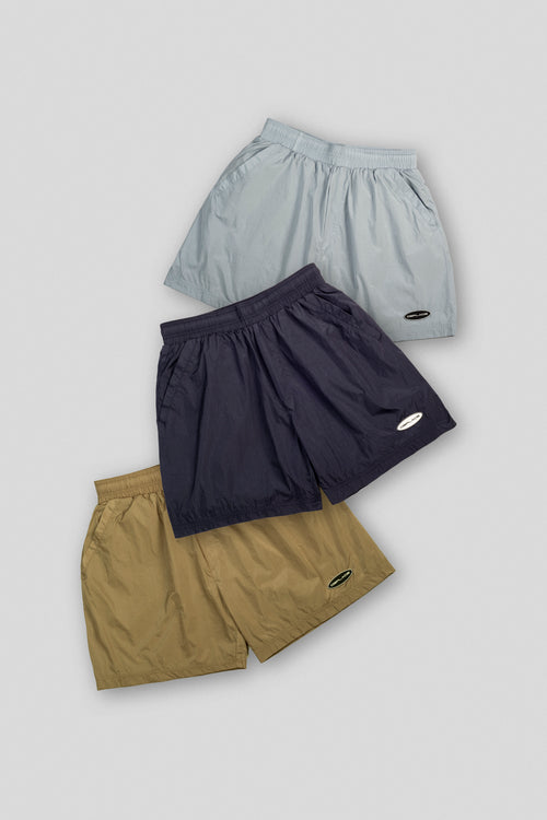 Parachute Nylon Shorts - Navy