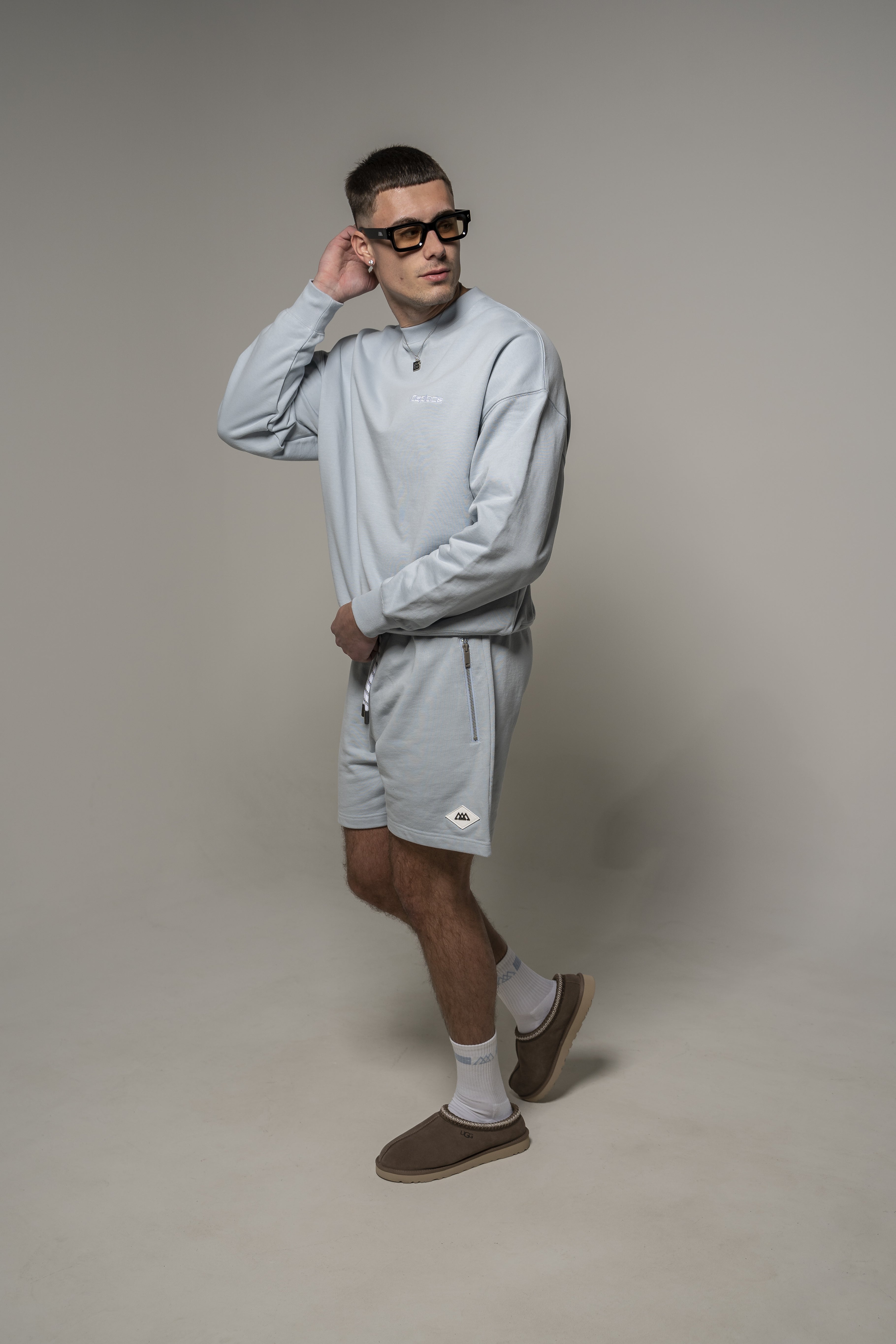 The Hygge Crewneck - Ice Blue