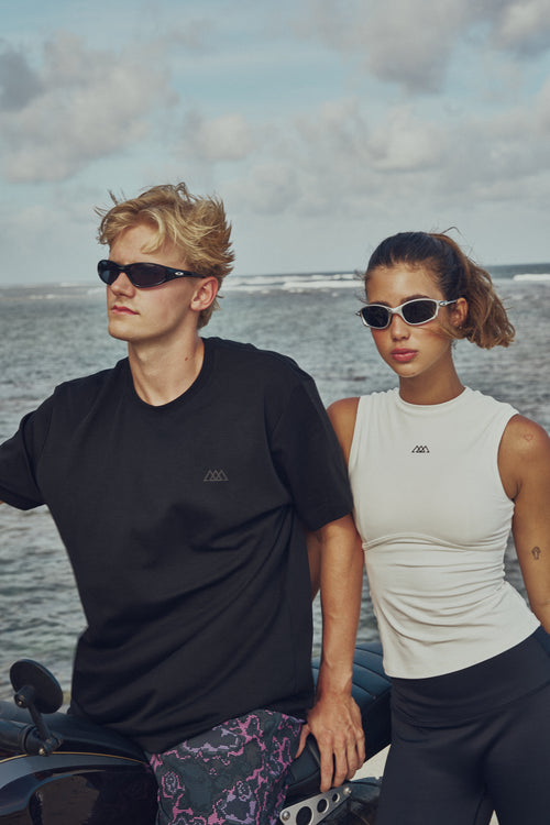Chaos Logo Tee - Jet Black / Black