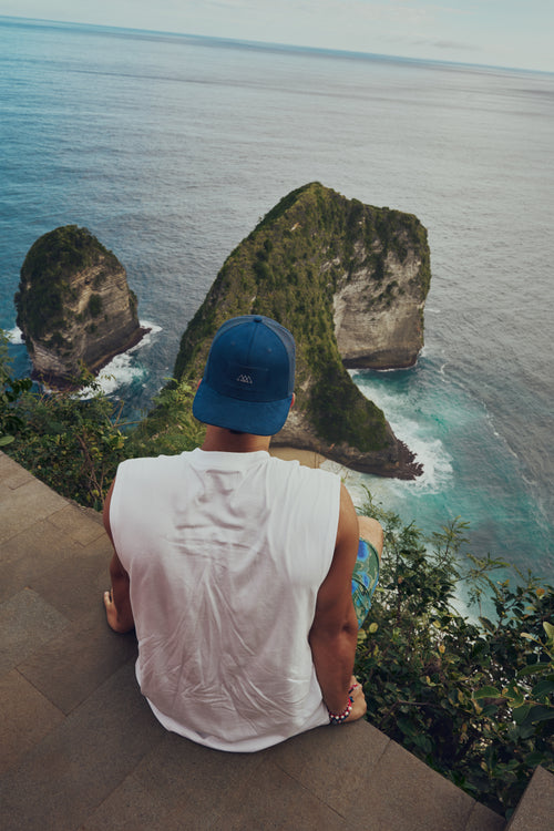 Limited Alcantara® Cap - Ocean Navy