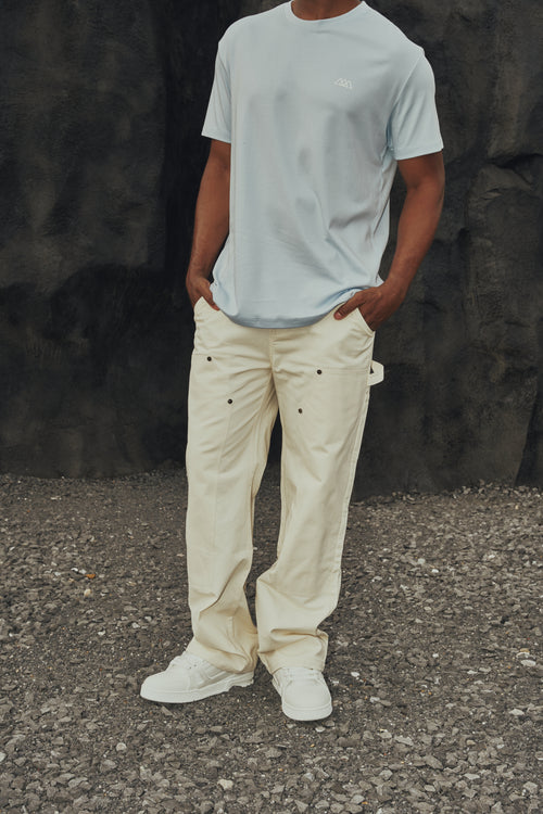 Chaos Logo Tee - Baby Blue