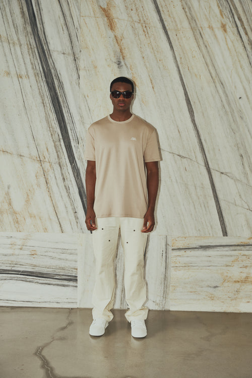Chaos Logo Tee - Taupe