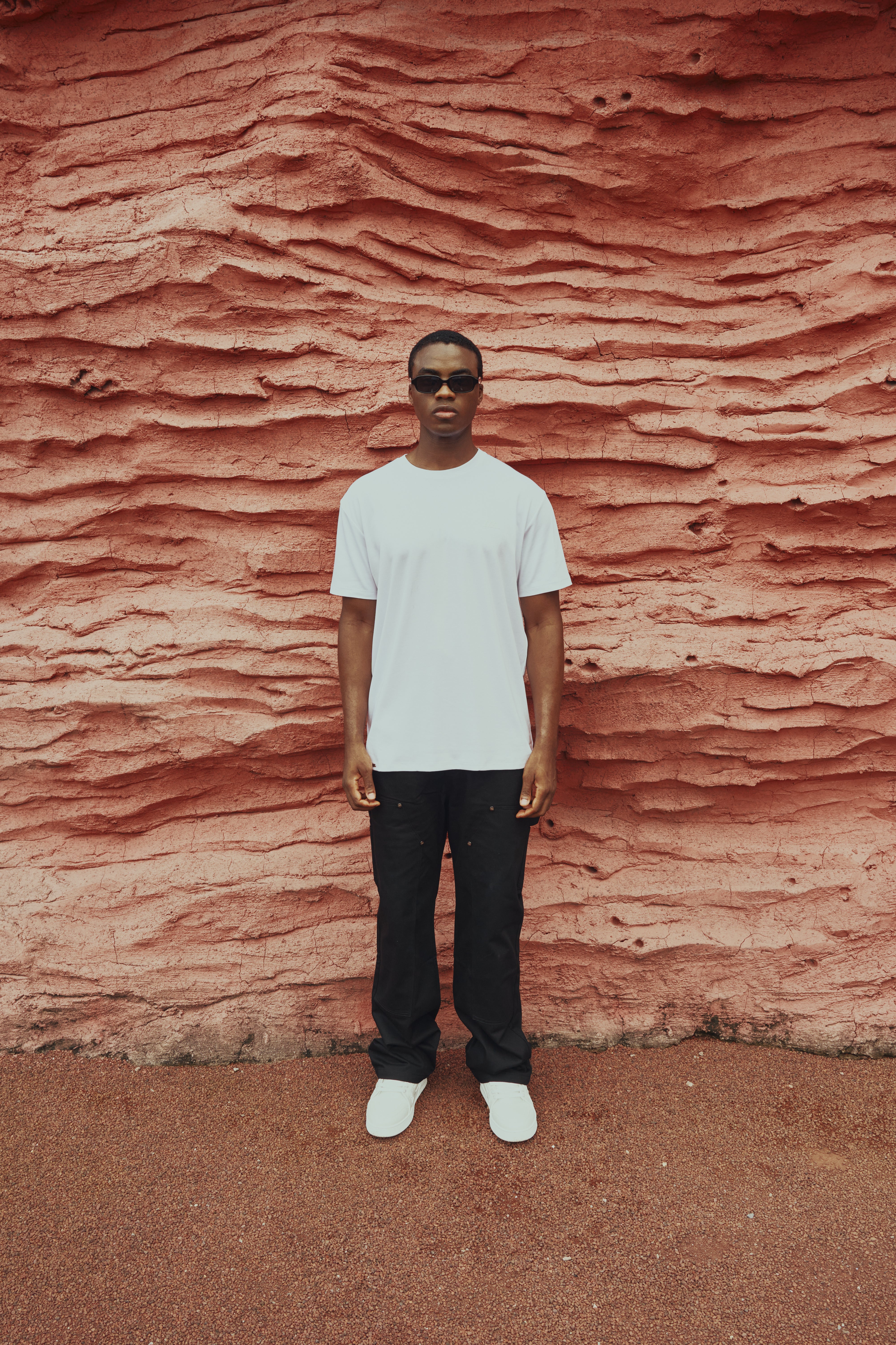 Chaos Logo Tee - Salt White / White