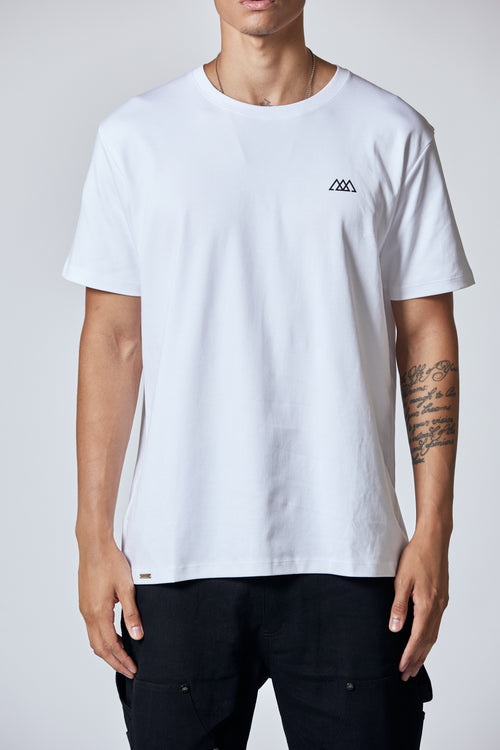 The Chaos Logo Tee - Salt White