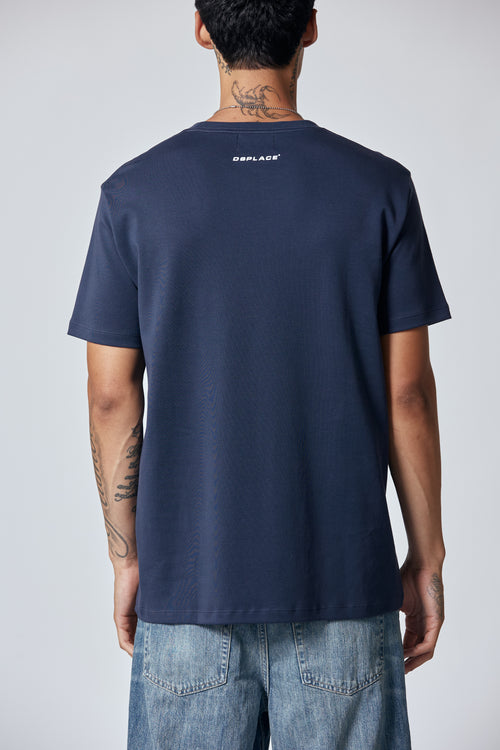 Chaos Pocket Tee - Ocean Navy