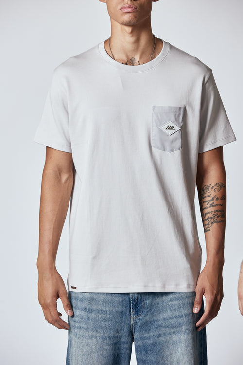 Chaos Pocket Tee - Gray Violet