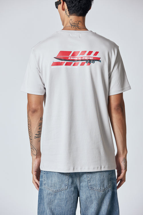 Miami Boat Racing Club Tee - Gray Violet